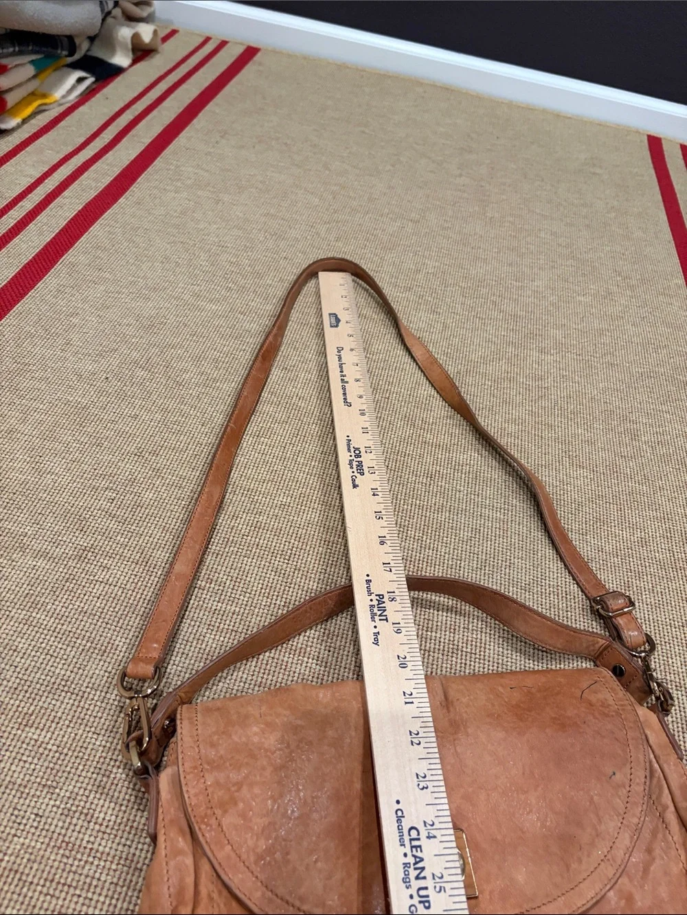 Tory Burch Designer Foldover Convertible Flap Crossbody Purse Leather Bag